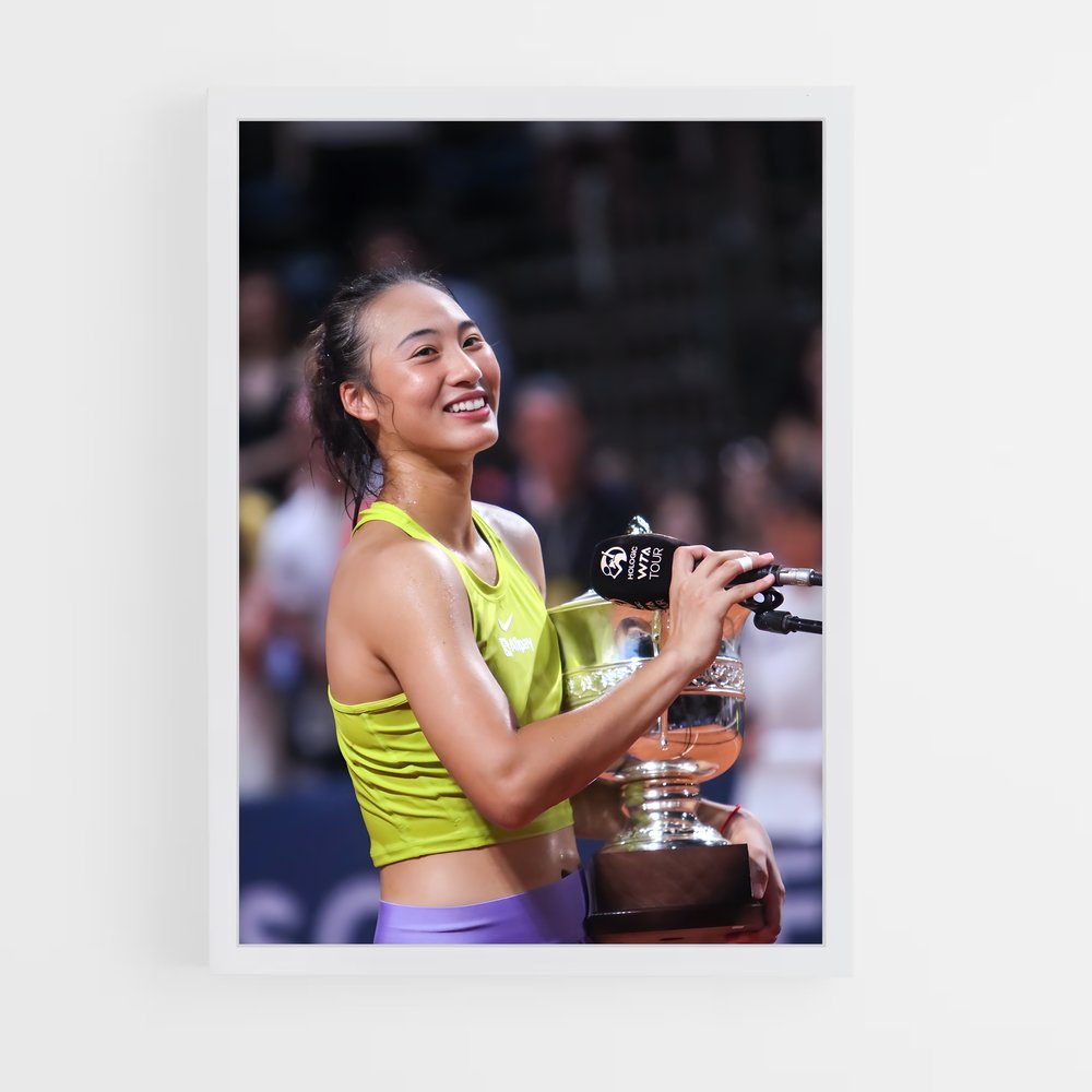 Poster Qinwen zheng – affiche Tennis (vue 3)